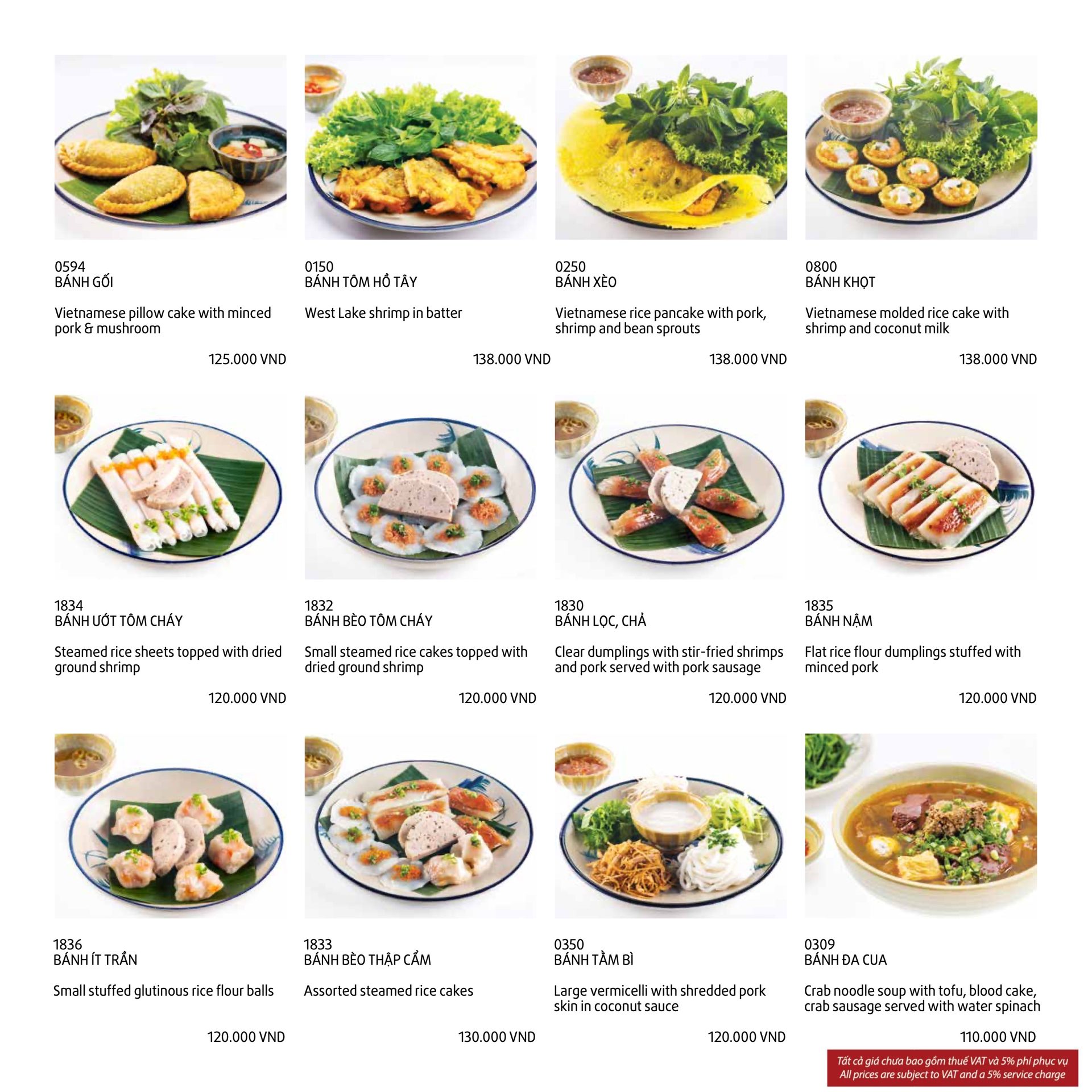 Menu page 6