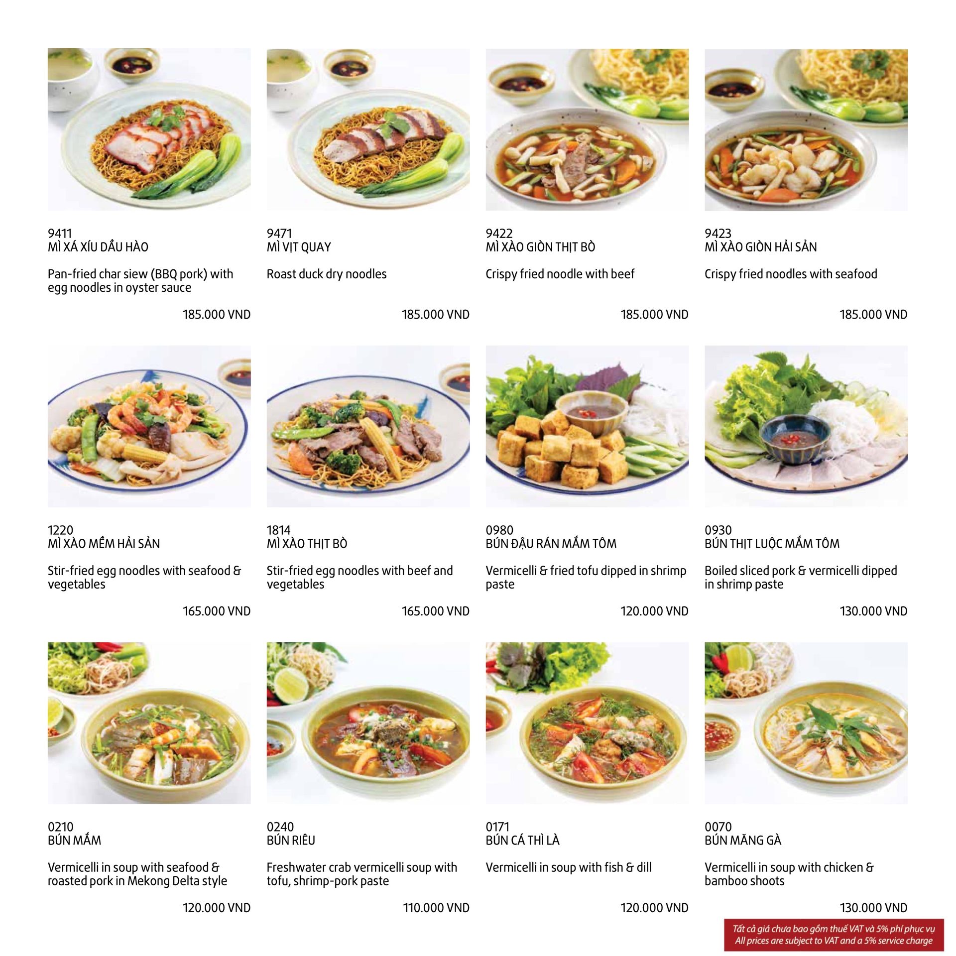 Menu page 8