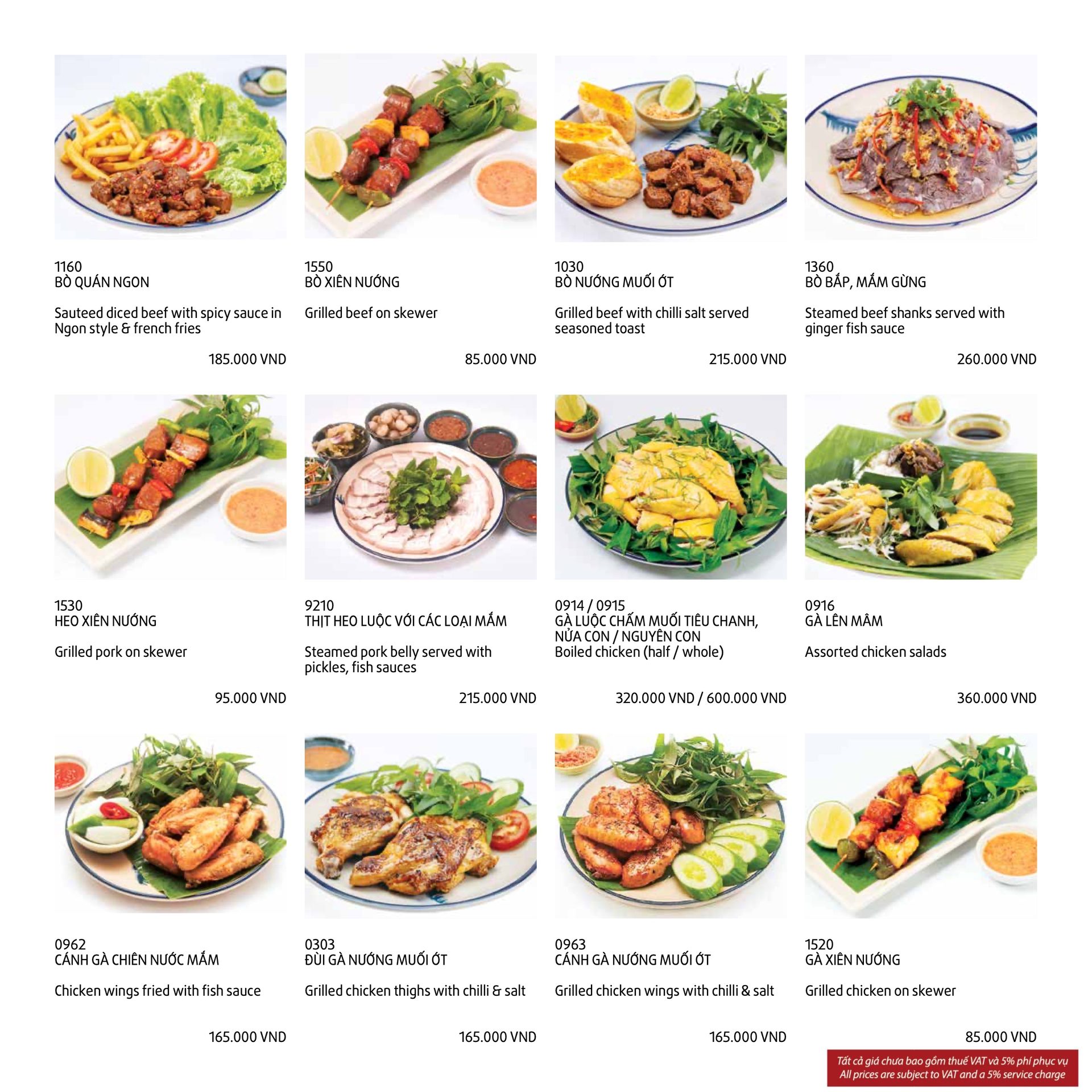 Menu page 11