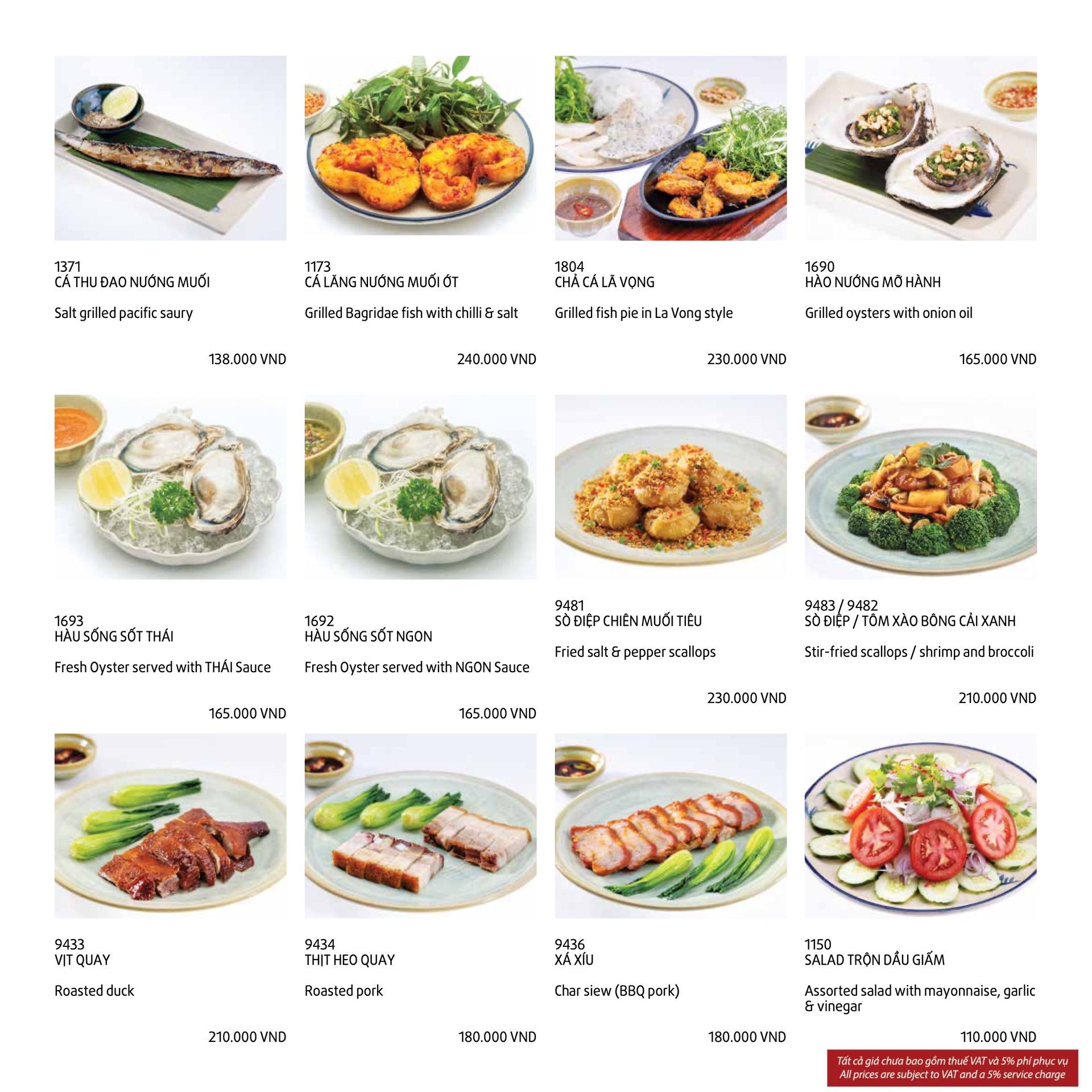 Menu page 14