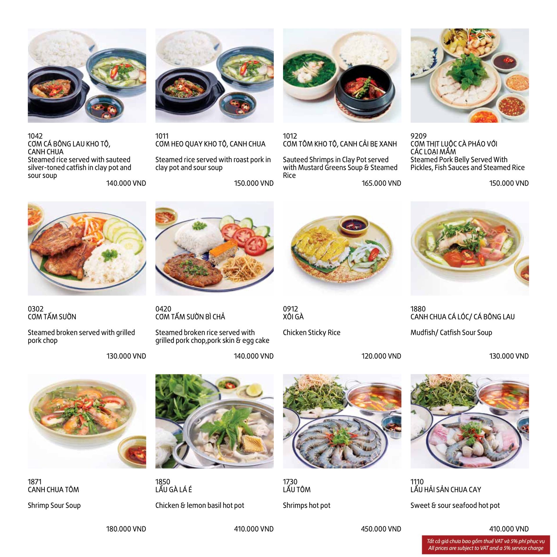 Menu page 18