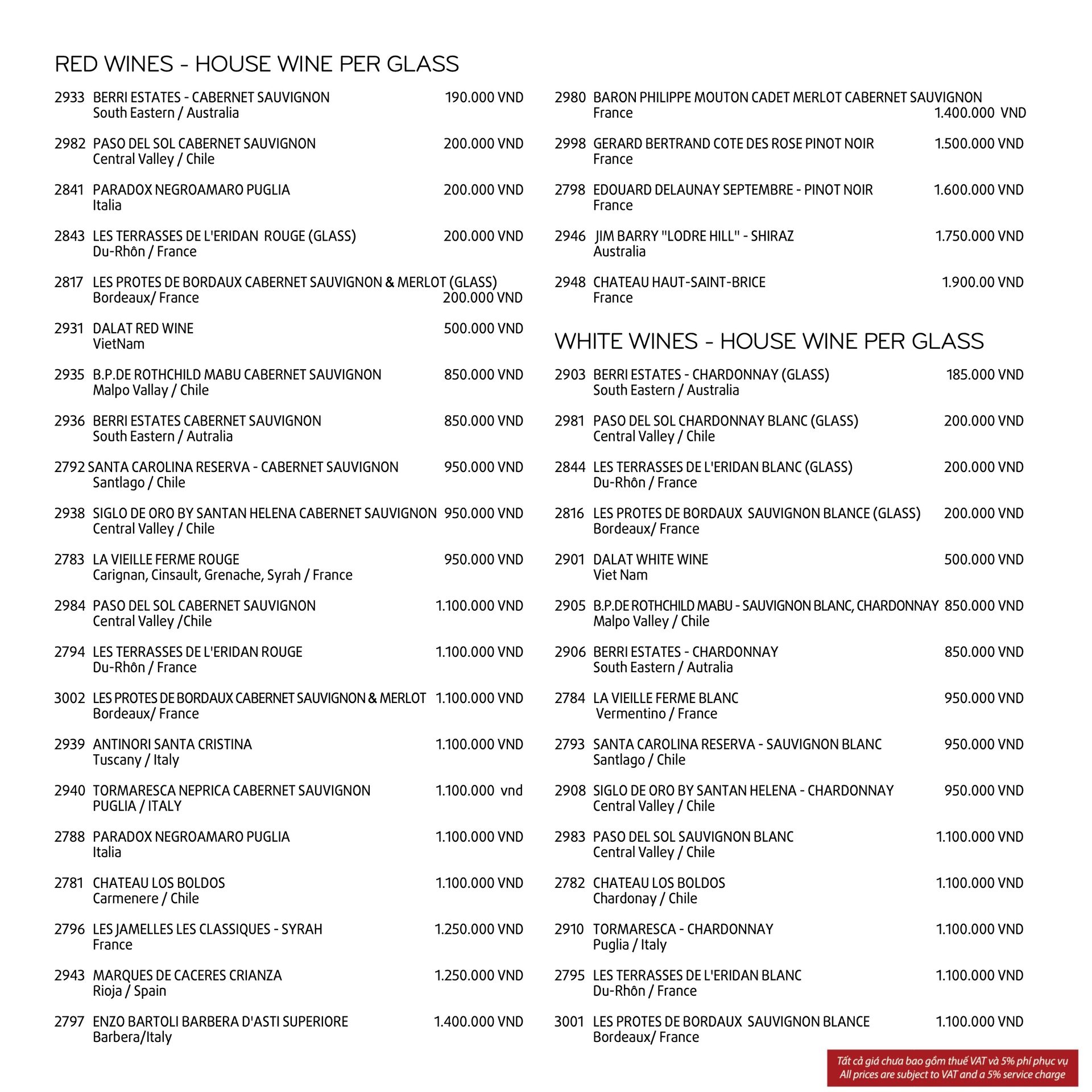 Menu page 35