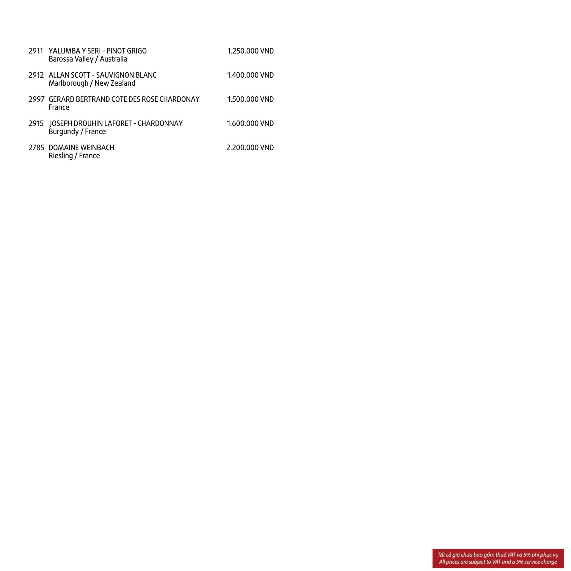 Menu page 36